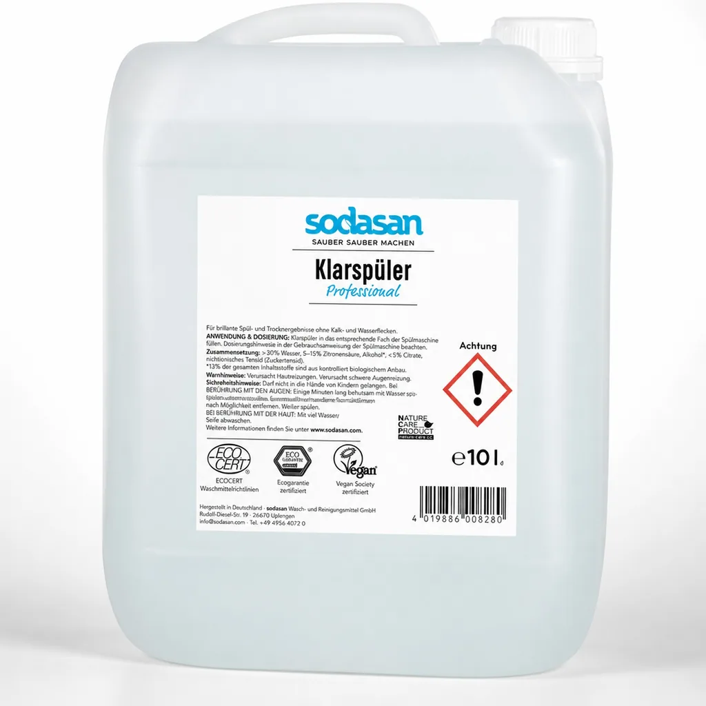SODASAN Klarspüler Professional 10 Liter