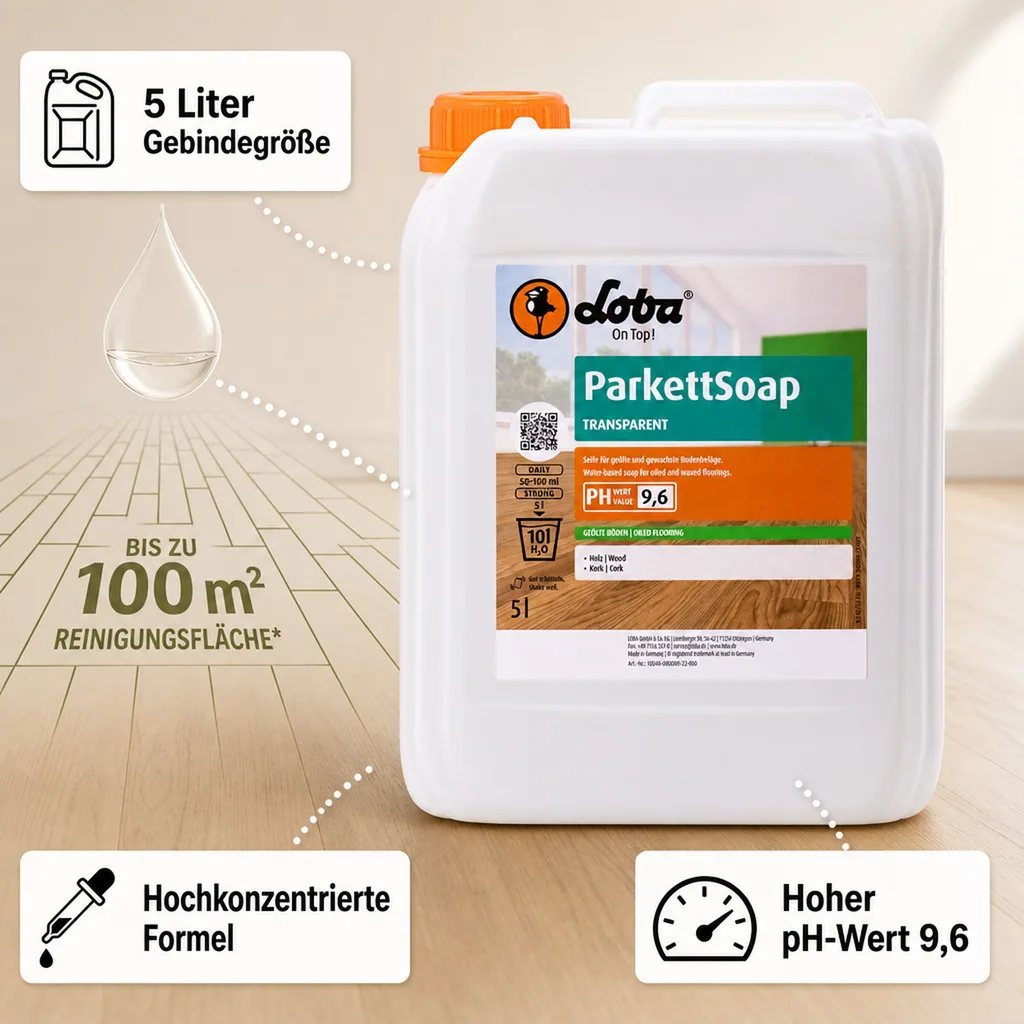 LOBA Parkett Soap 5 Liter transparent