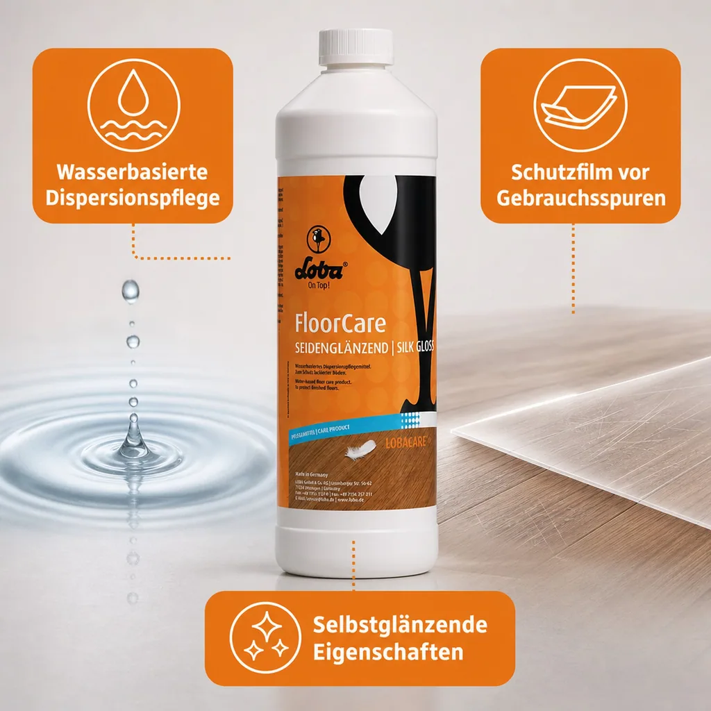 LOBA FloorCare seidenglänzend 1 Liter Bodenpflege