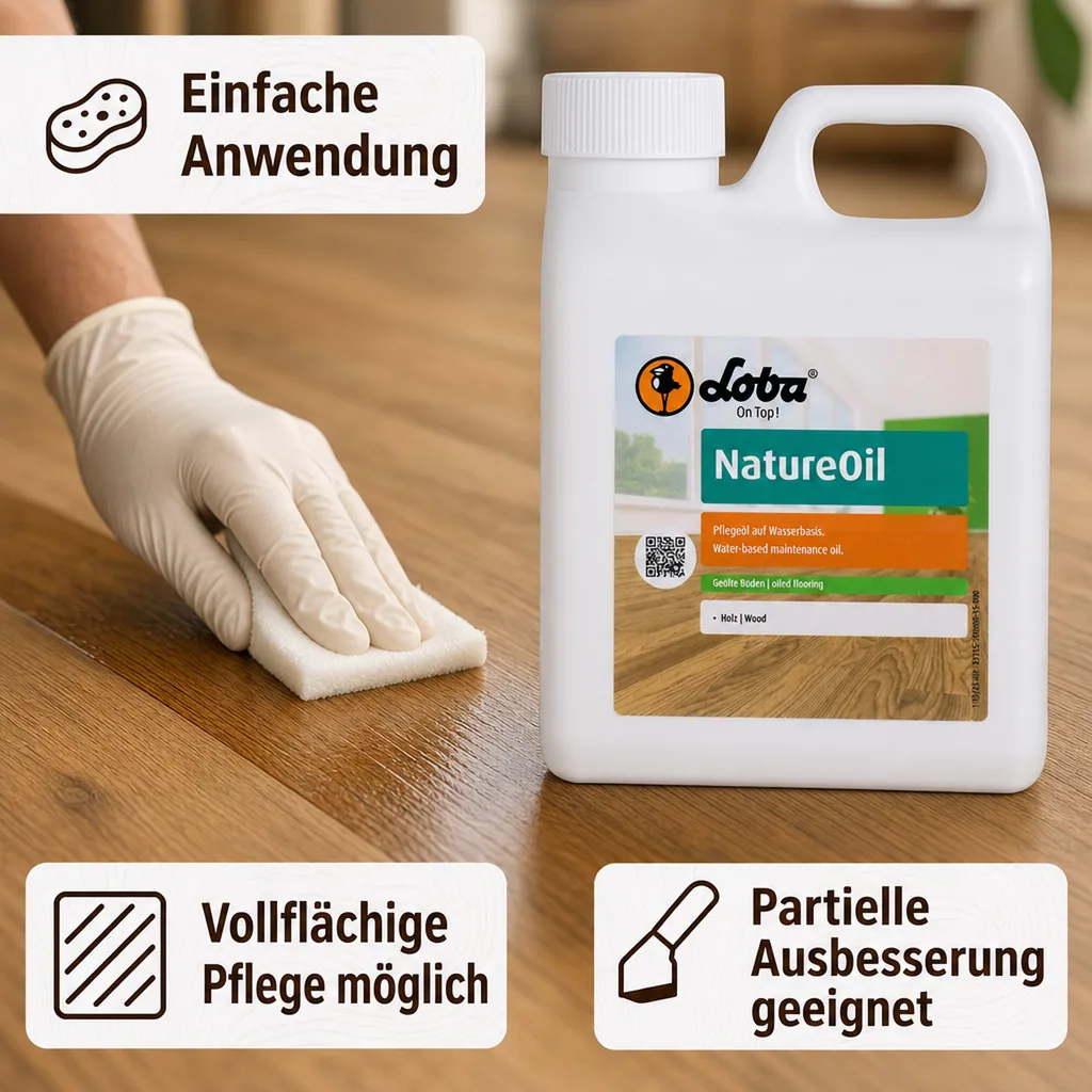 LOBA NatureOil 1 Liter Pflegeöl für Böden