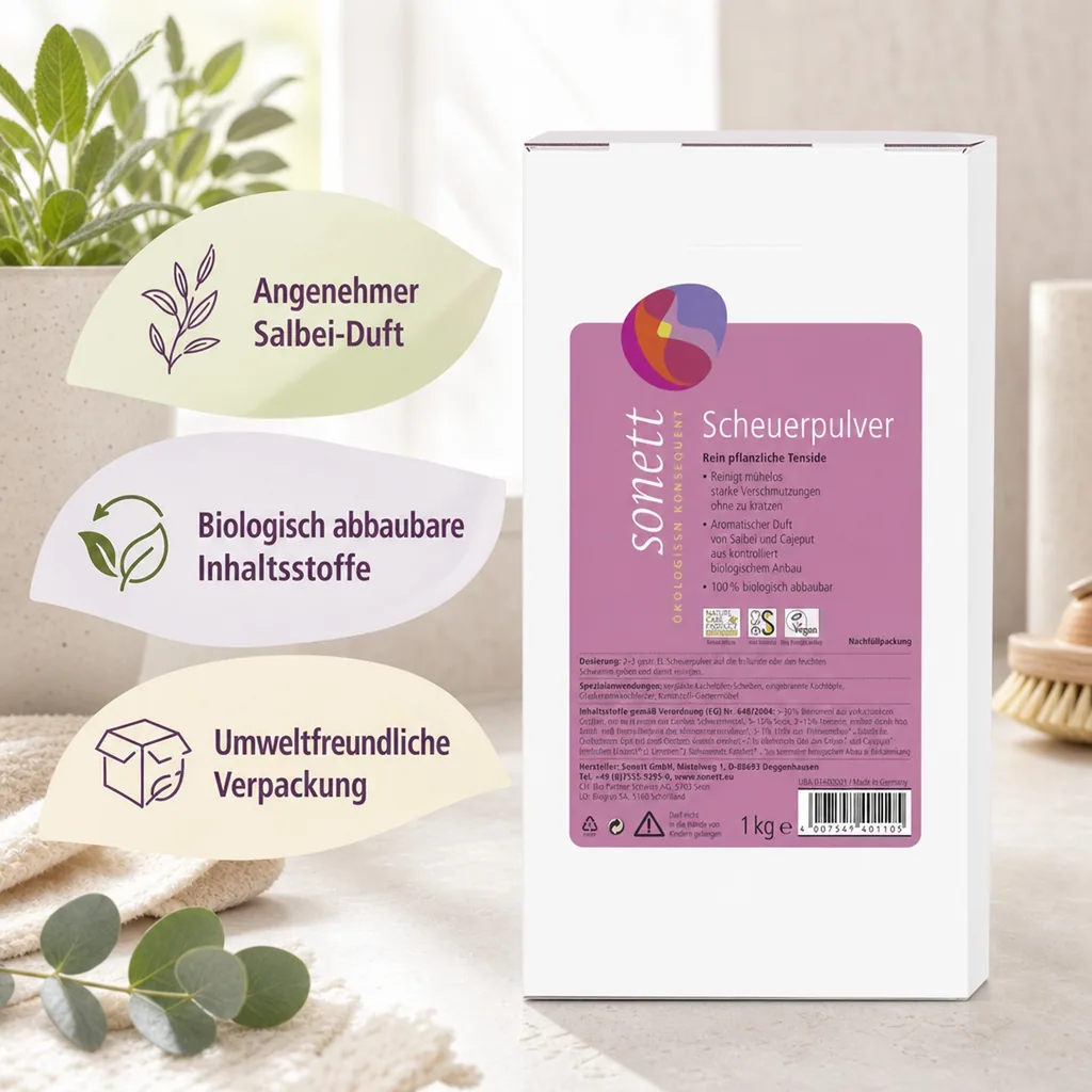 SONETT Scheuerpulver 1 kg Nachfüllbeutel