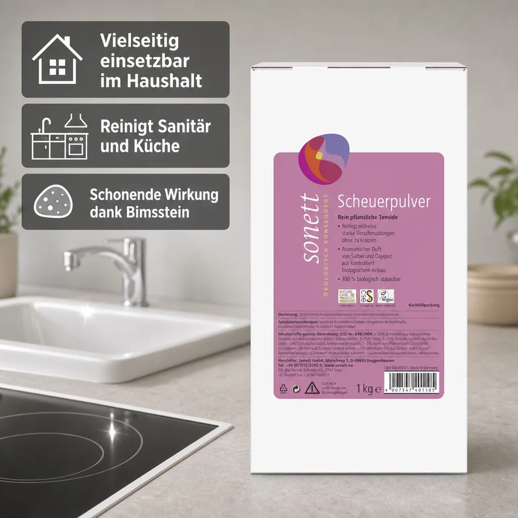 SONETT Scheuerpulver 1 kg Nachfüllbeutel