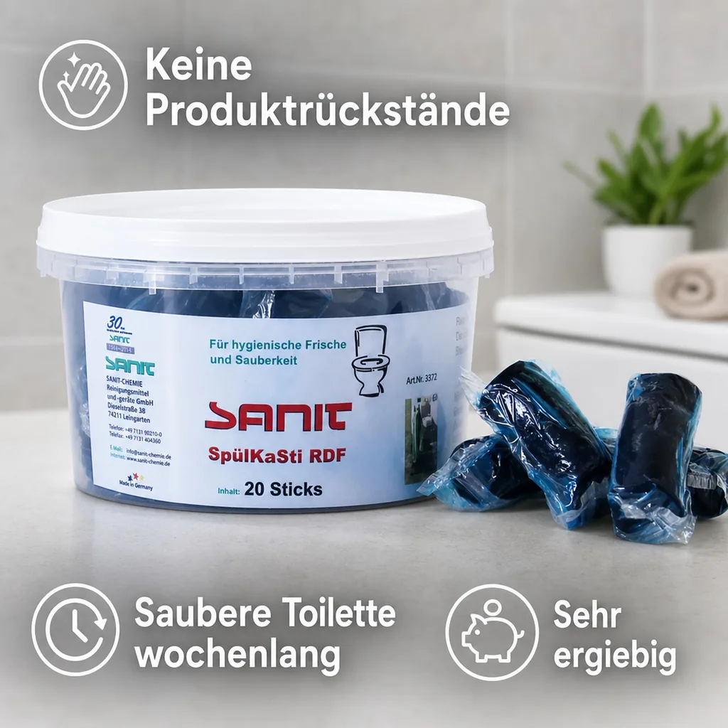 SANIT Wasserkastenwürfel SpülKaSti RDF 20 Stück für Geberit