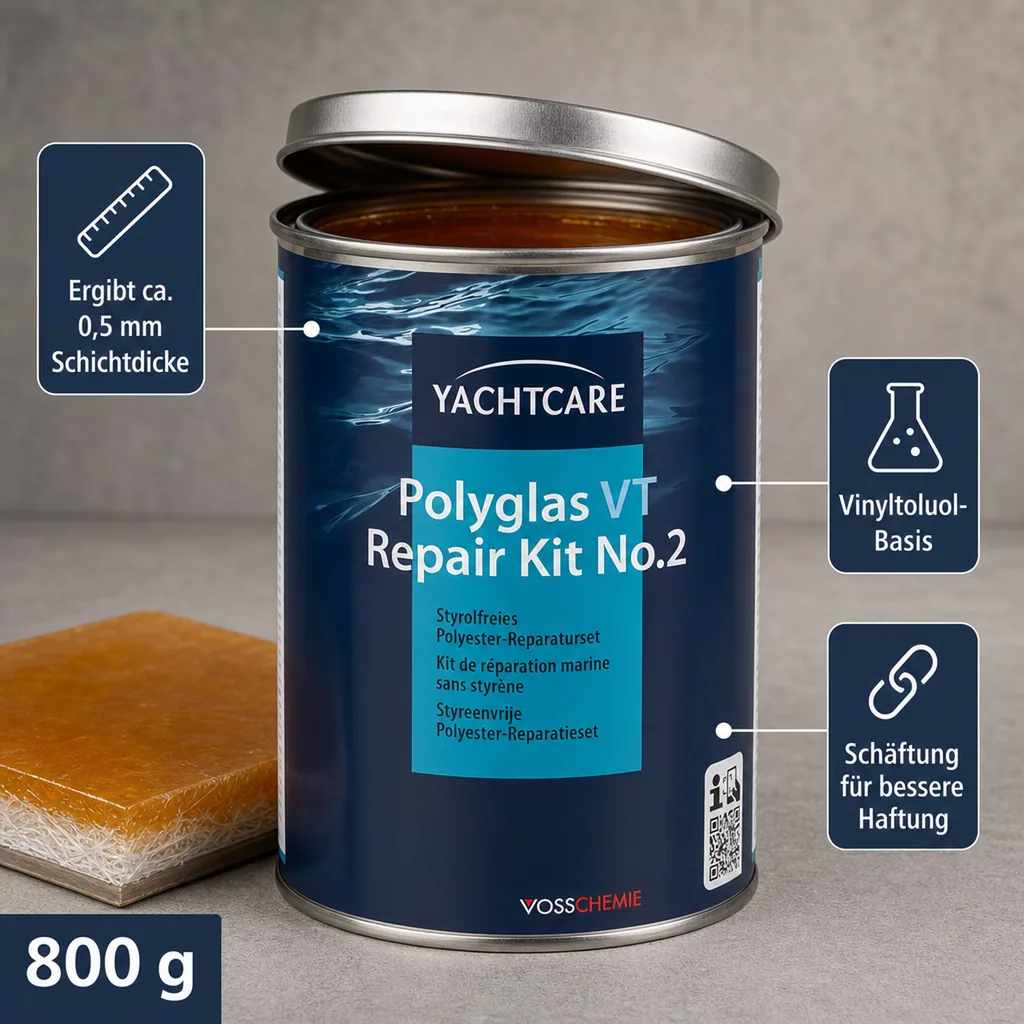 YACHTCARE Polyglas VT Repair Kit No.2 - 800 g