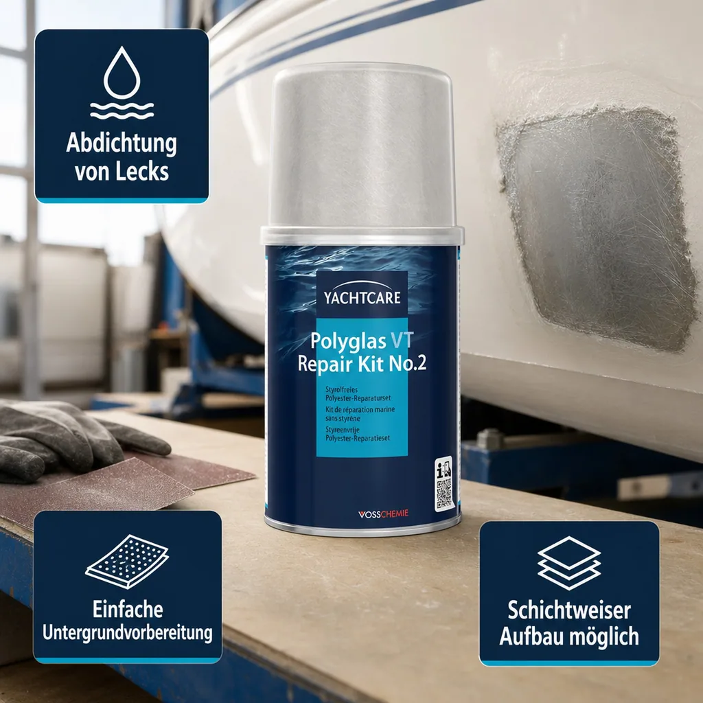 YACHTCARE Polyglas VT Repair Kit No.2 - 800 g