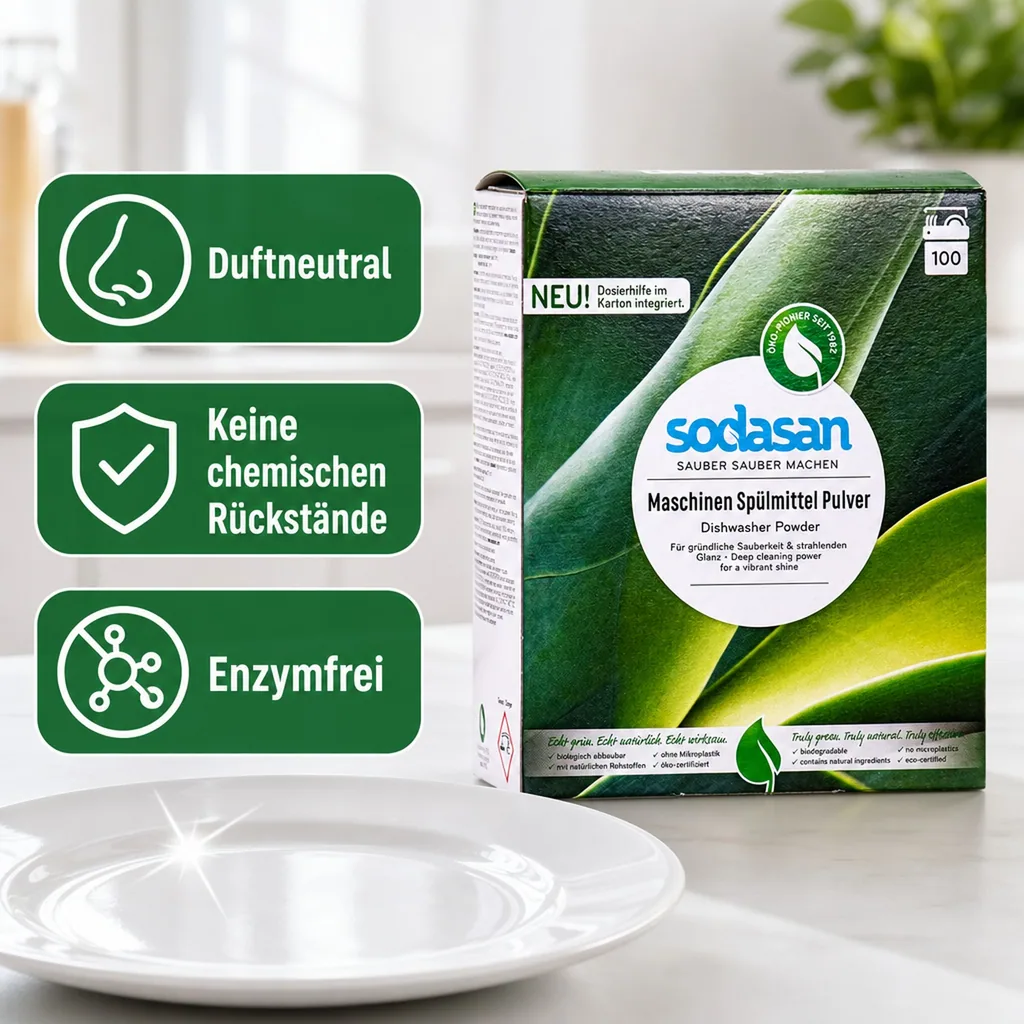SODASAN Maschinenspülmittel 1,5 kg Pulver