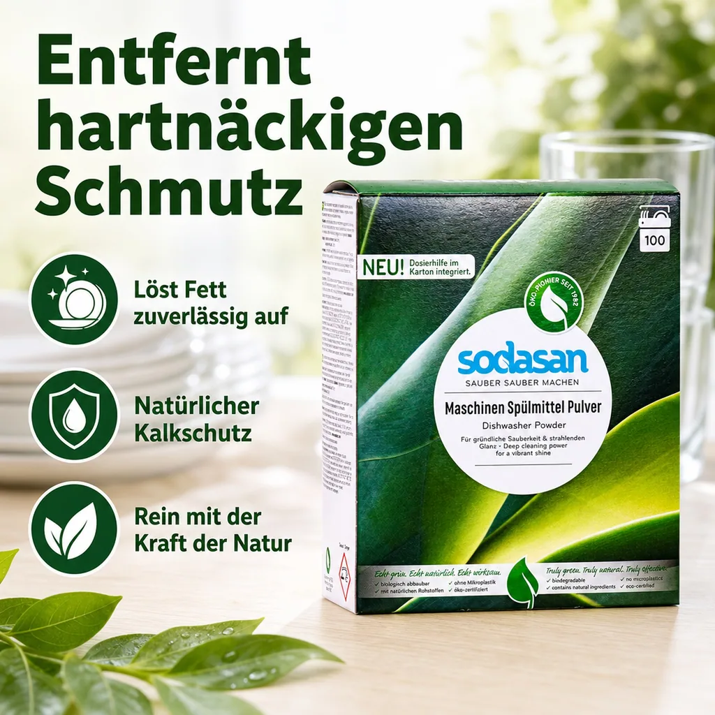 SODASAN Maschinenspülmittel 1,5 kg Pulver