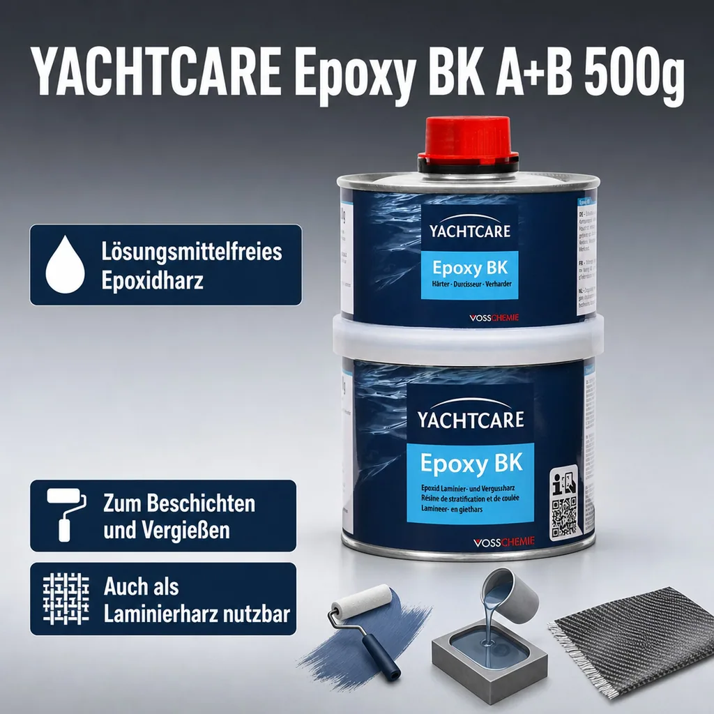 YACHTCARE Epoxy BK A+B 500 g Laminier- und Vergussharz
