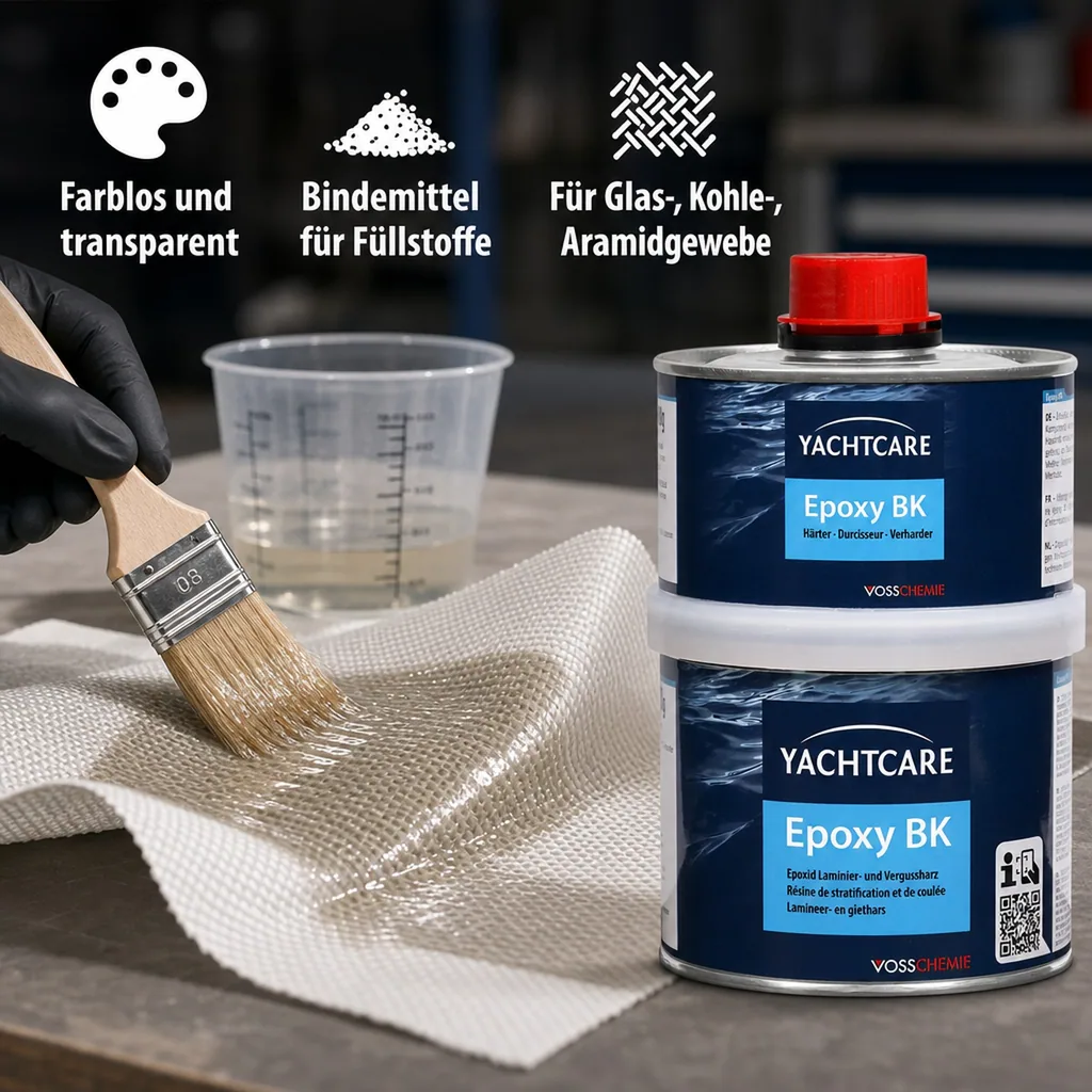 YACHTCARE Epoxy BK A+B 500 g Laminier- und Vergussharz