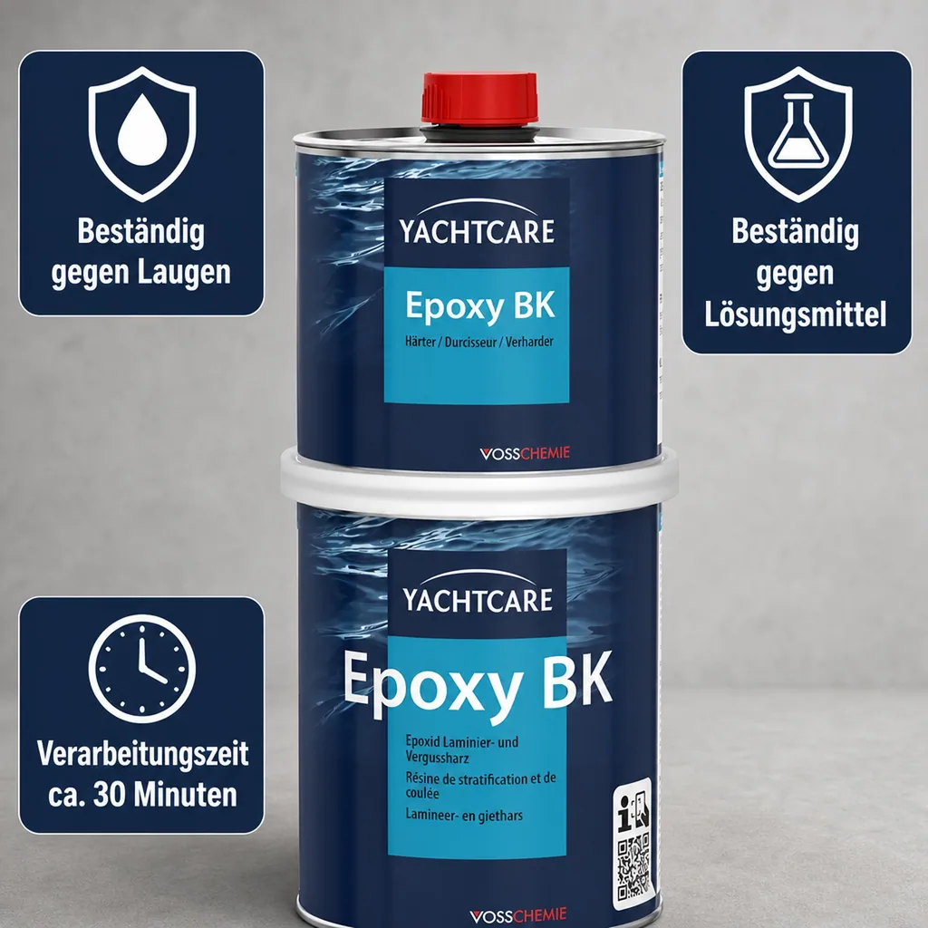 YACHTCARE Epoxy BK A+B 1000 g Laminier- und Vergussharz
