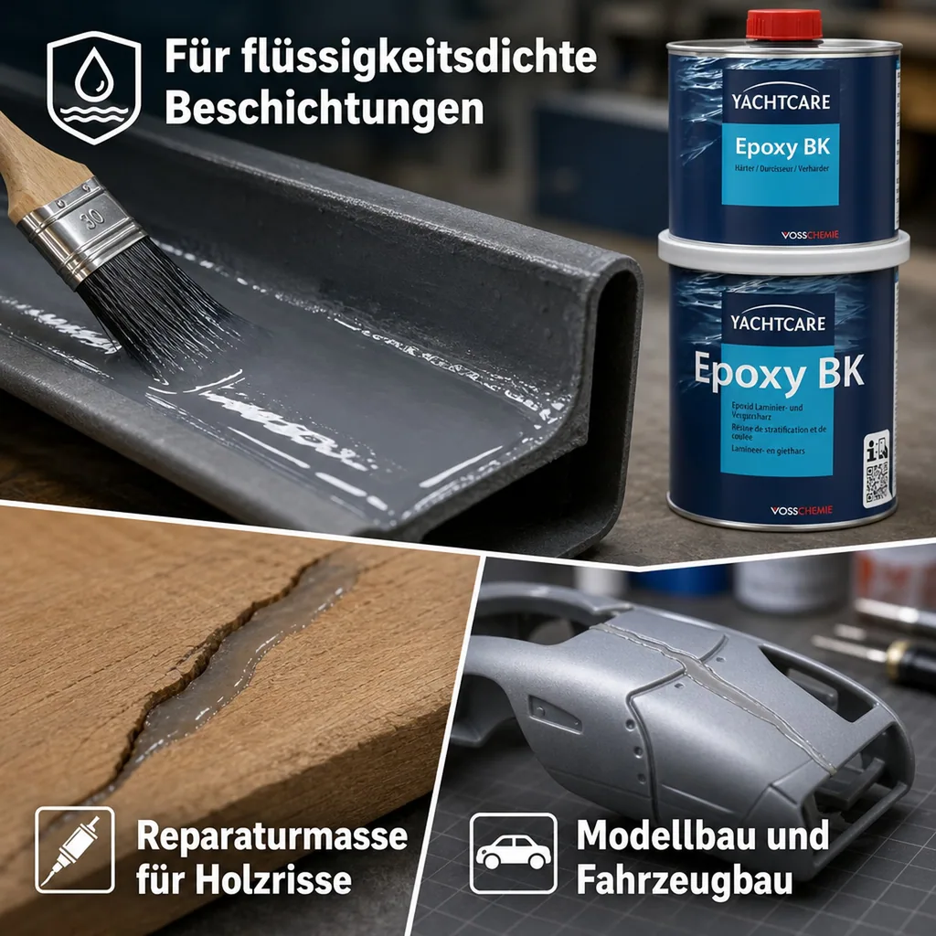 YACHTCARE Epoxy BK A+B 1000 g Laminier- und Vergussharz