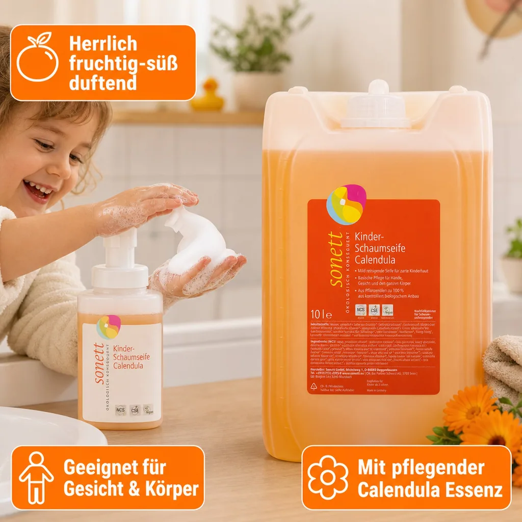 SONETT Kinder Schaumseife Calendula 10 Liter