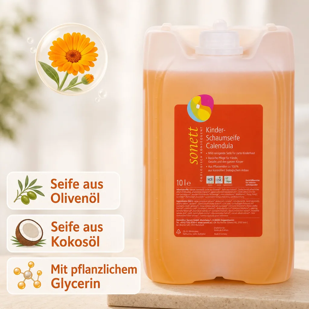 SONETT Kinder Schaumseife Calendula 10 Liter