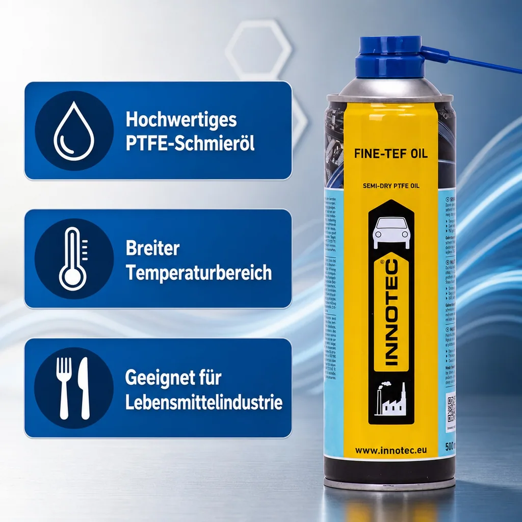 INNOTEC Fine Tef Oil Schmieröl 500 ml Teflonöl NSF