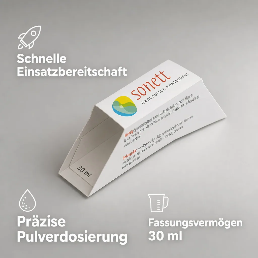 SONETT Maschinenspülmitteldosierer weiß 1 Stck. aus Pappe