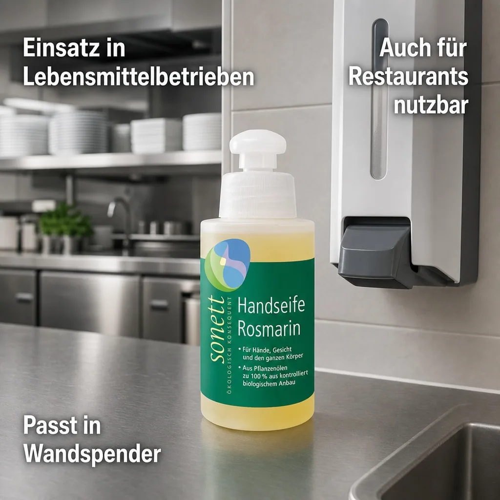SONETT Handseife Rosemarin 120 ml Probiergröße