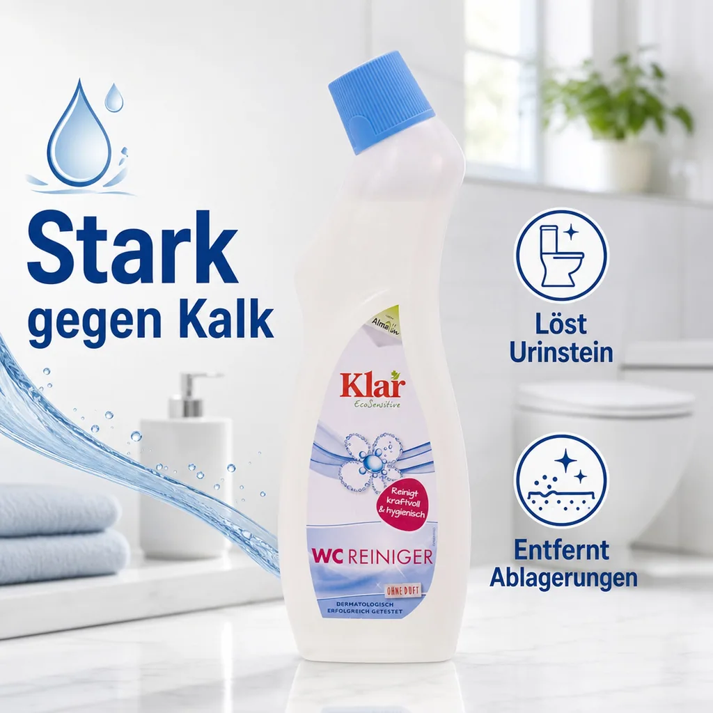 KLAR WC Reiniger ohne Duft 750 ml