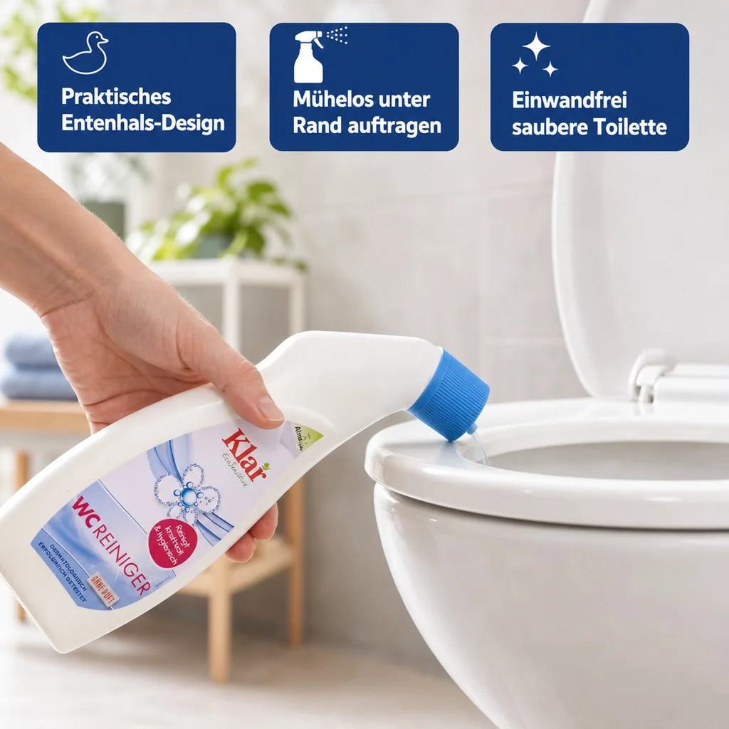 KLAR WC Reiniger ohne Duft 750 ml