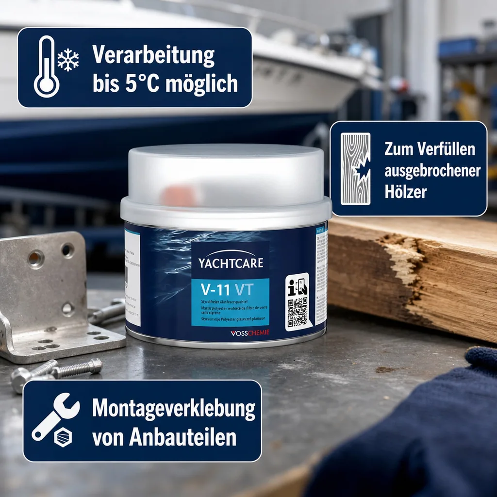 YACHTCARE V-11 VT Faserspachtel 200 g