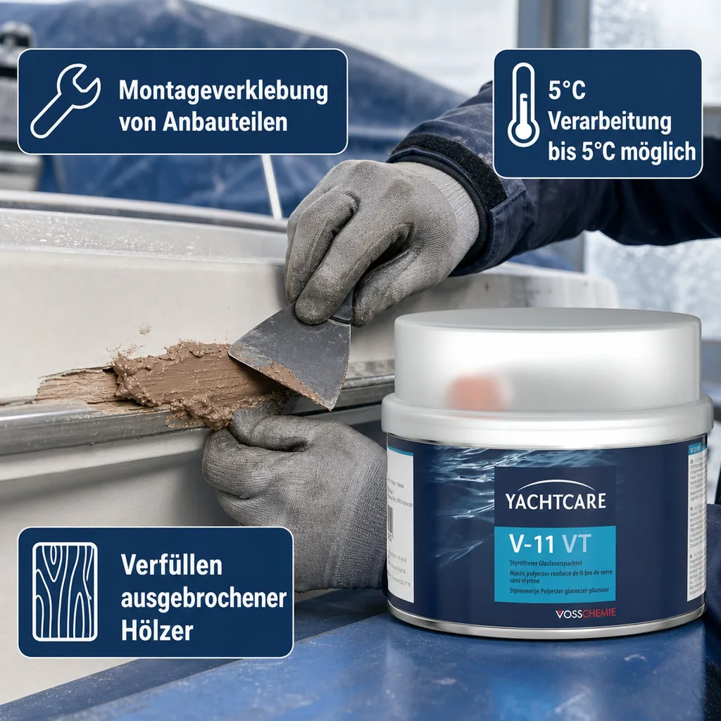 YACHTCARE V-11 VT Faserspachtel 700 g