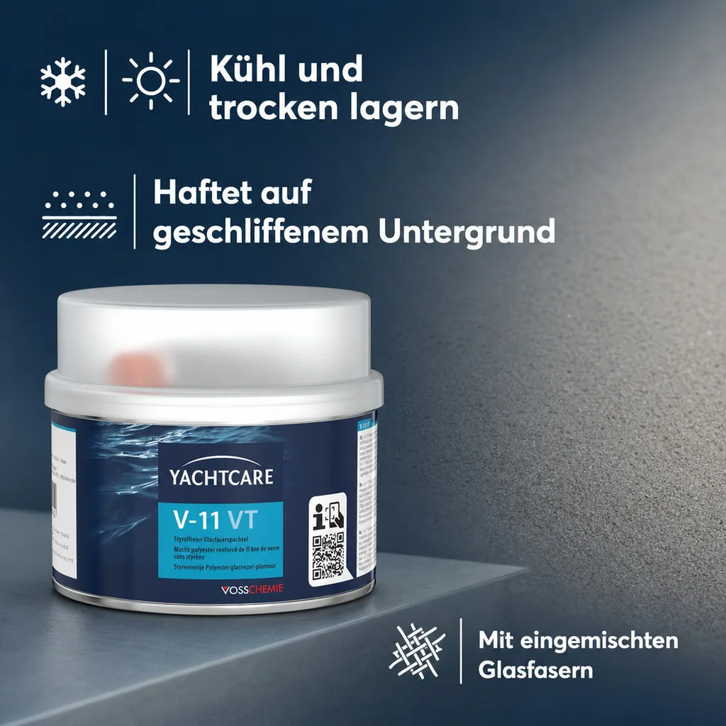 YACHTCARE V-11 VT Faserspachtel 700 g