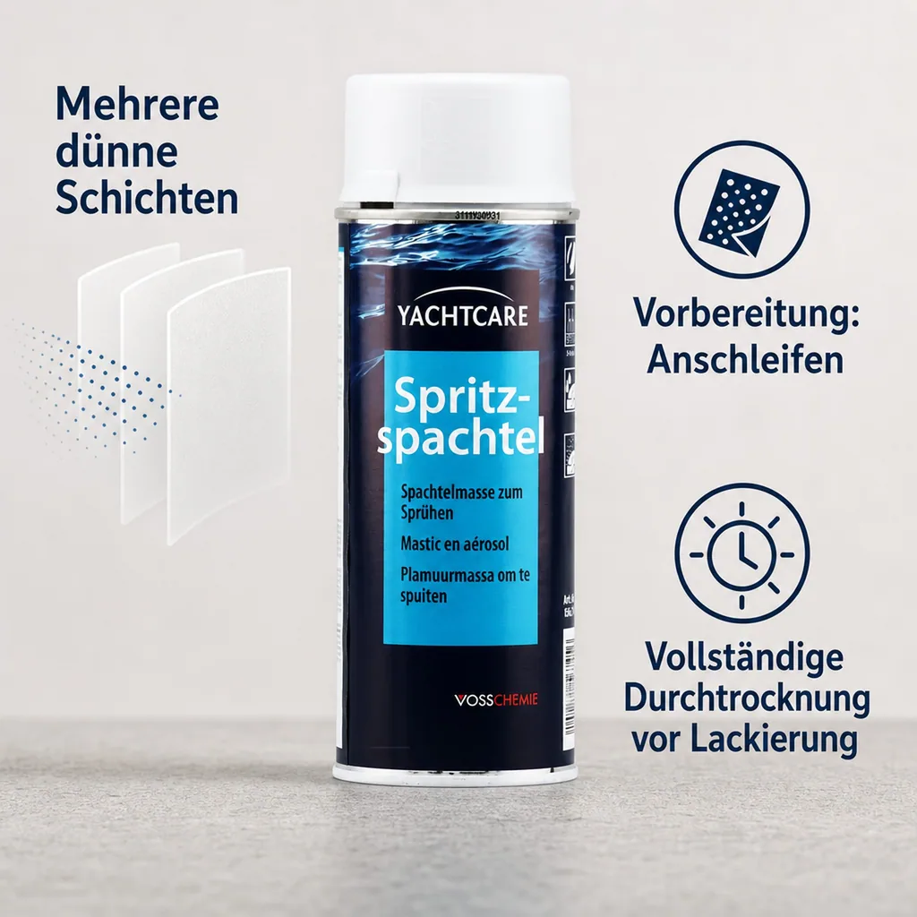 YACHTCARE Spritzspachtel 400 ml Sprühdose