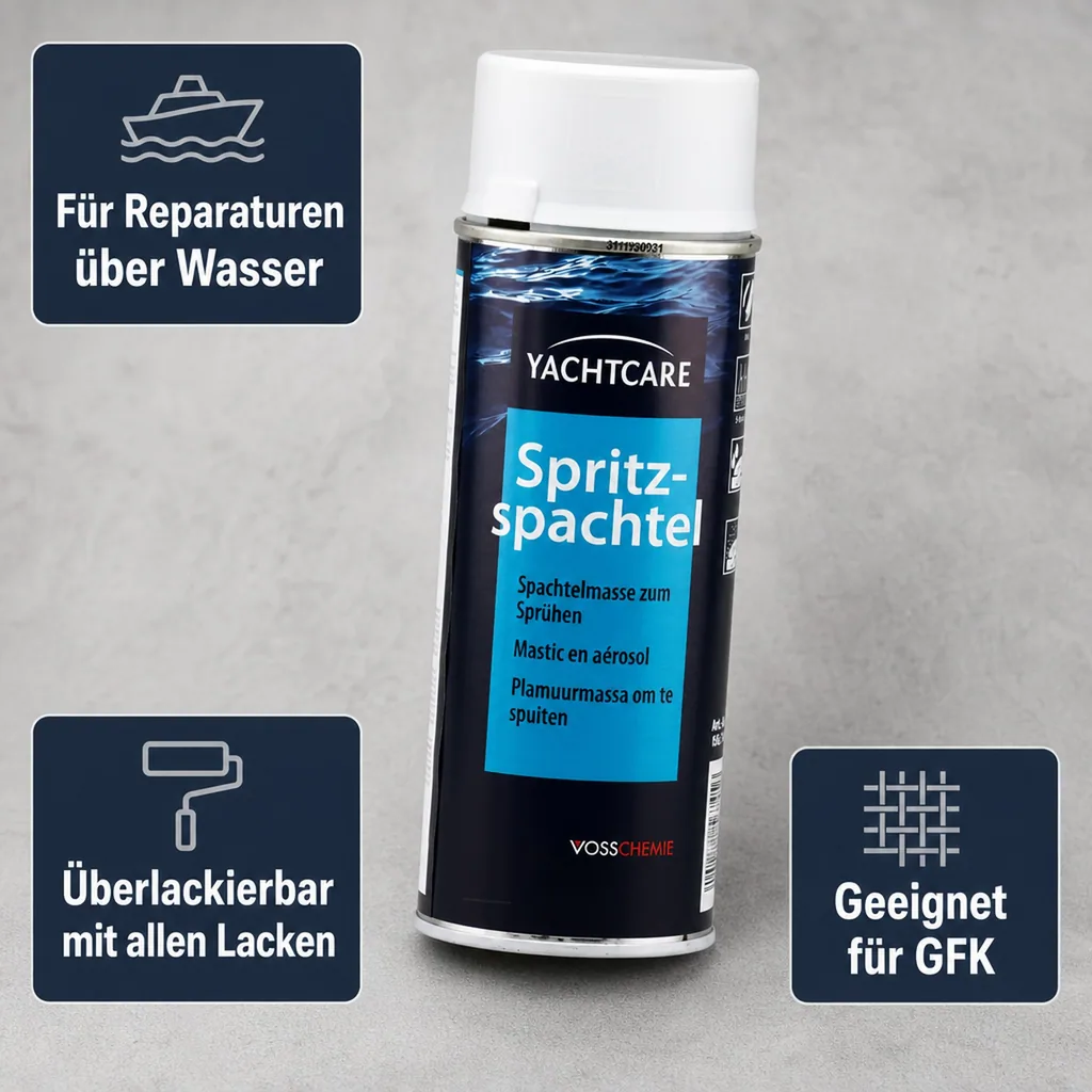 YACHTCARE Spritzspachtel 400 ml Sprühdose