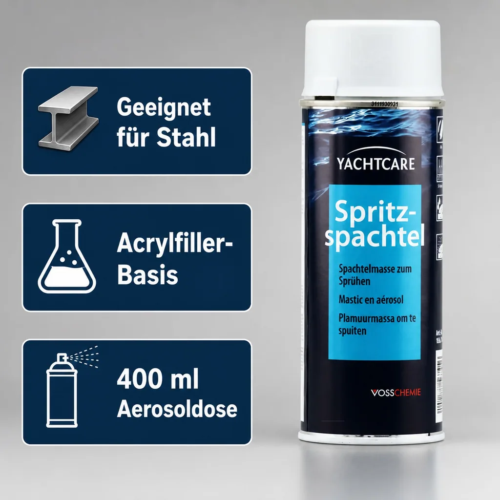 YACHTCARE Spritzspachtel 400 ml Sprühdose