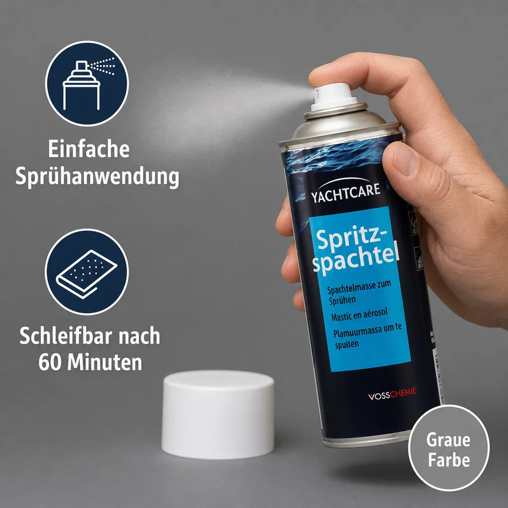 YACHTCARE Spritzspachtel 400 ml Sprühdose