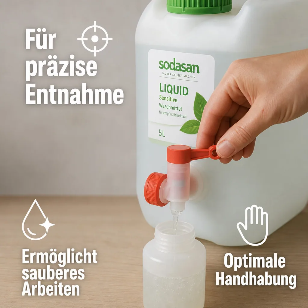 SODASAN Auslaufhahn für 5 Liter Kanister