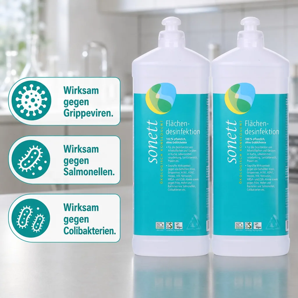 SONETT Flächendesinfektion 2 x 1 Liter DVG gelistet