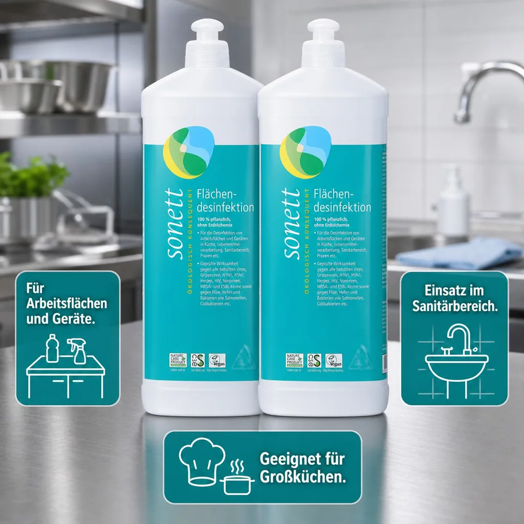 SONETT Flächendesinfektion 2 x 1 Liter DVG gelistet