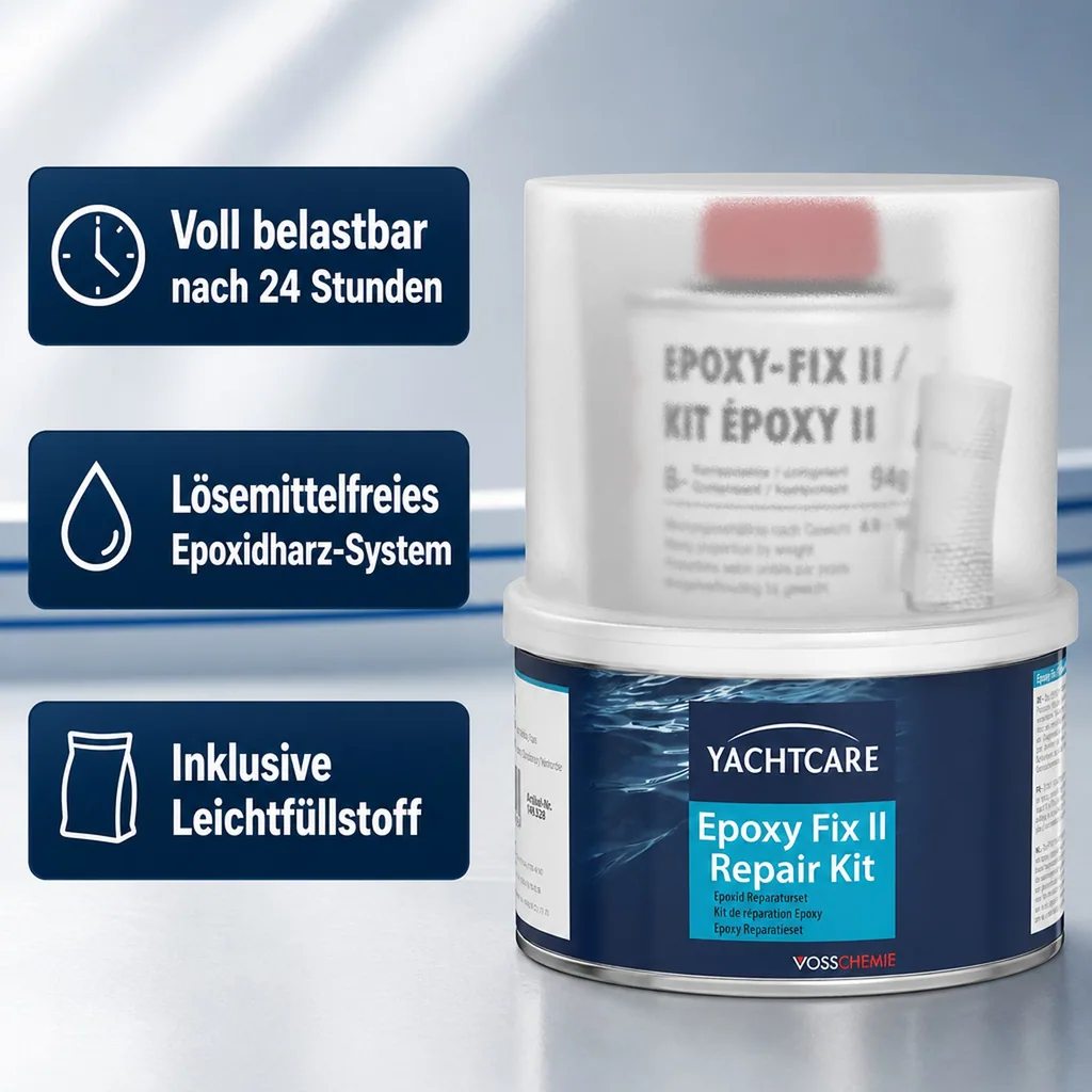 YACHTCARE Epoxy Fix II Repair Kit 248 g Epoxidharz Reparaturset