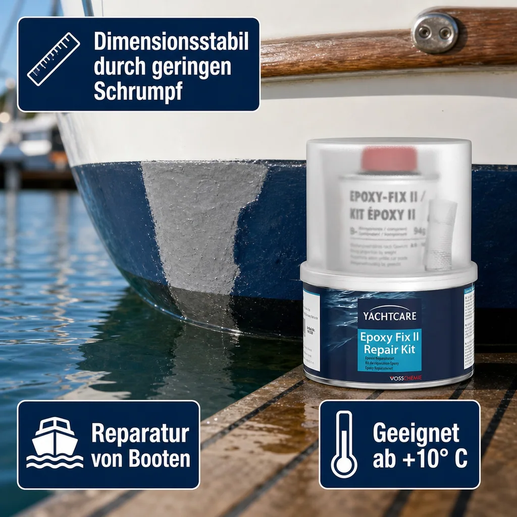 YACHTCARE Epoxy Fix II Repair Kit 248 g Epoxidharz Reparaturset