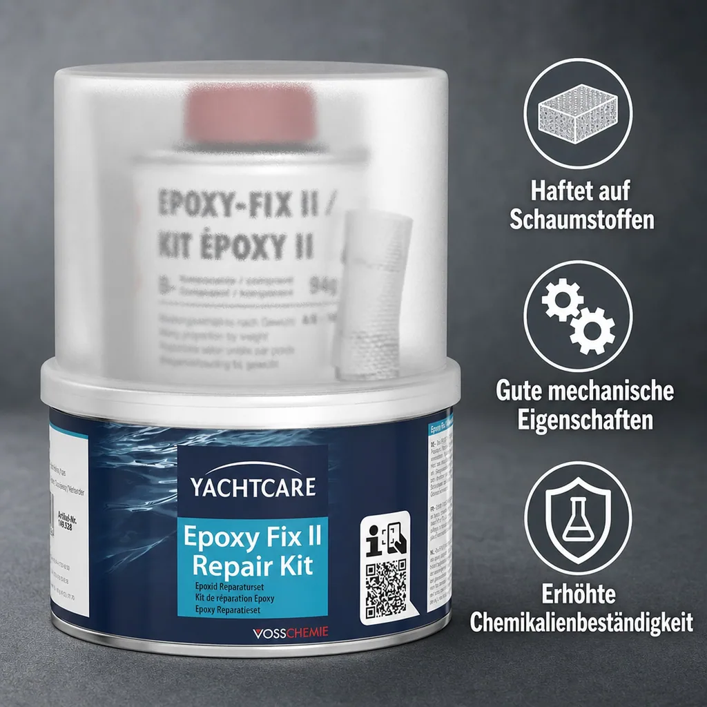 YACHTCARE Epoxy Fix II Repair Kit 248 g Epoxidharz Reparaturset
