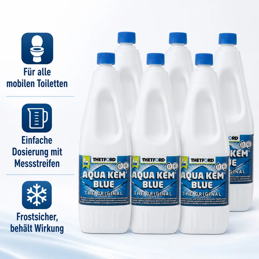 THETFORD Aqua Kem Blue 6 x 2 Liter = 1 Karton A