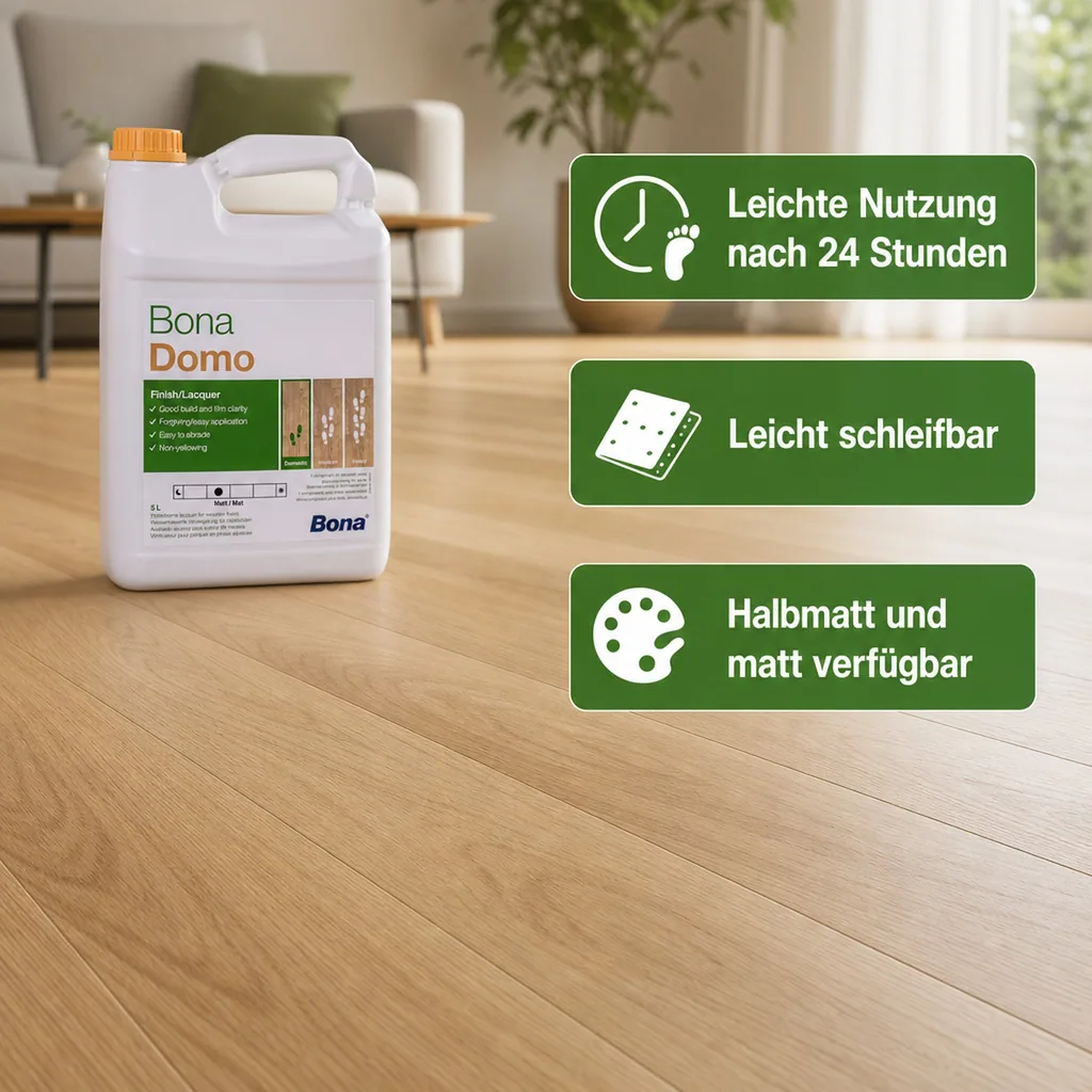BONA Domo 5 Liter matt 1K Wasserlack