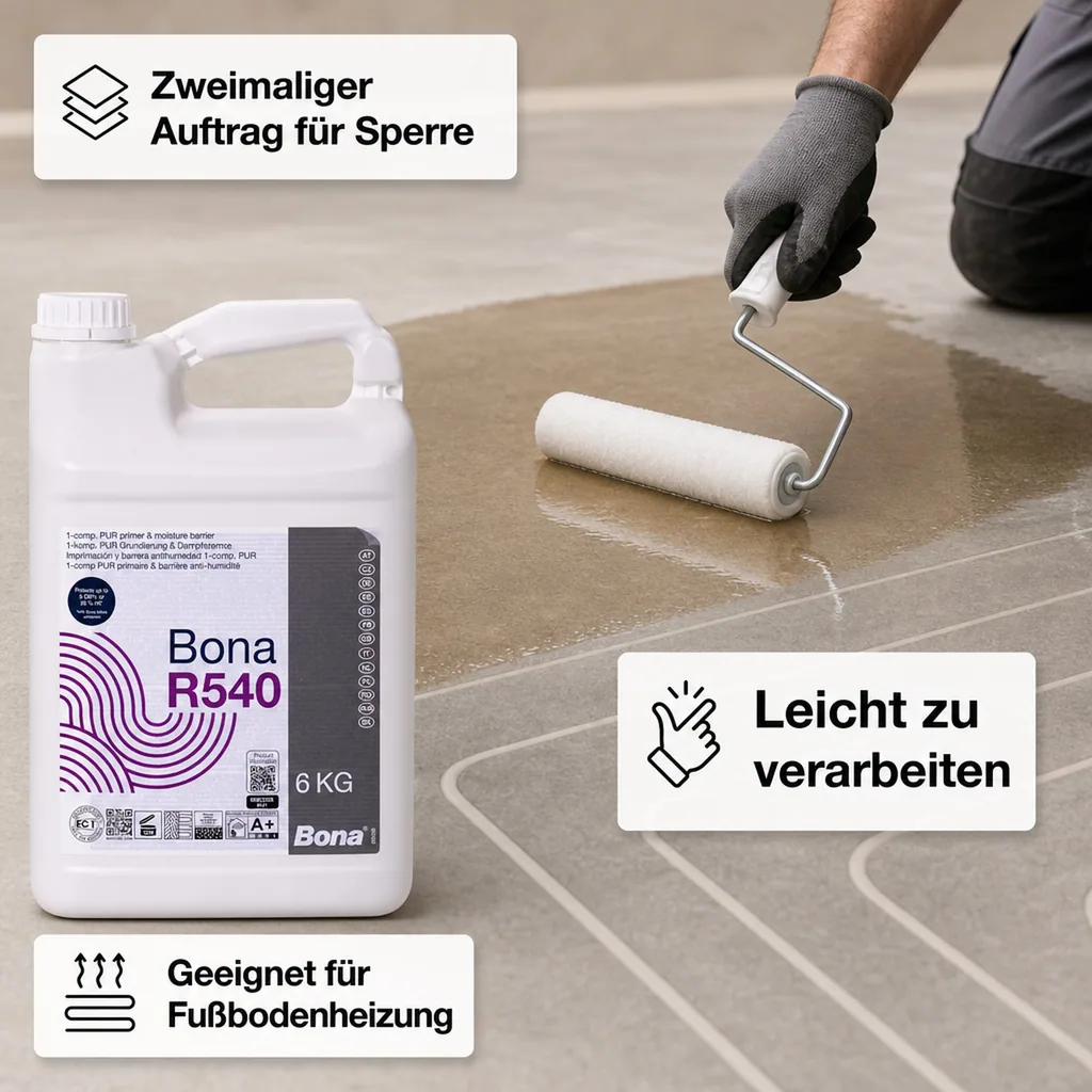BONA R 540 - 1K PU 6 kg Grundierung/Absperrung A