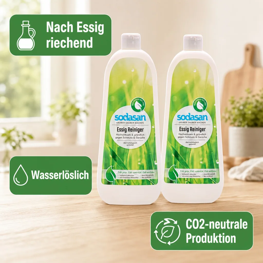 SODASAN Essigreiniger 2 x 1 Liter