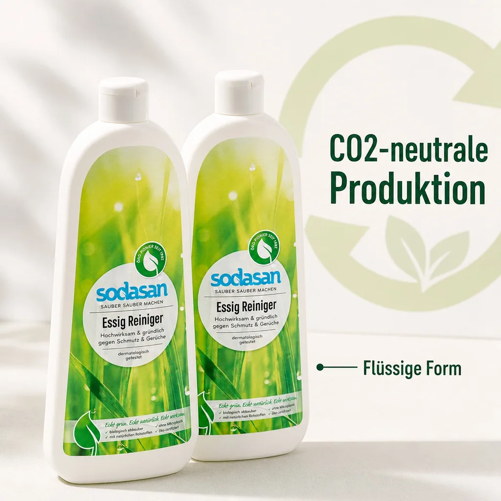 SODASAN Essigreiniger 2 x 1 Liter