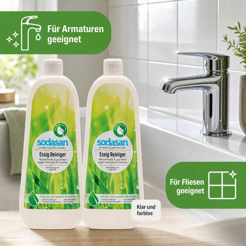 SODASAN Essigreiniger 2 x 1 Liter