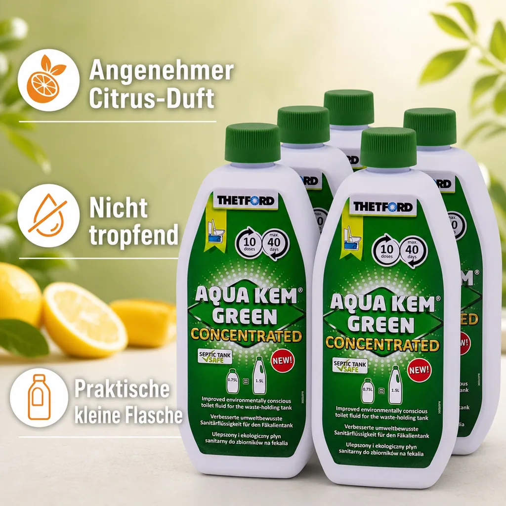 THETFORD Aqua Kem Green 6 x 0,75 Liter Konzentrat