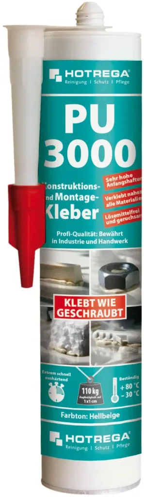 HOTREGA PU 3000 Konstruktions- und Montagekleber 2 x 310 ml