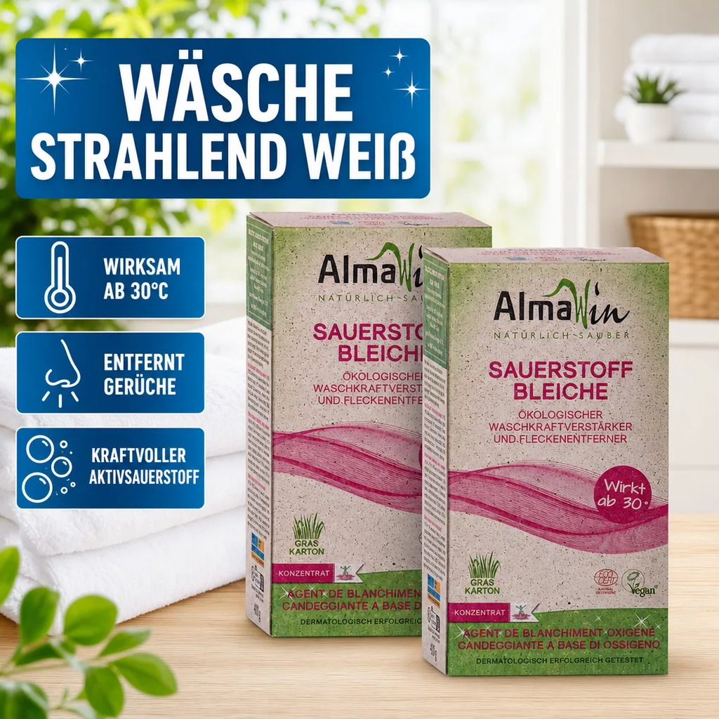 ALMAWIN Sauerstoffbleiche 2 x 400 g wirksam ab 30°C