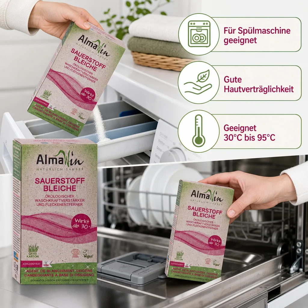 ALMAWIN Sauerstoffbleiche 2 x 400 g wirksam ab 30°C
