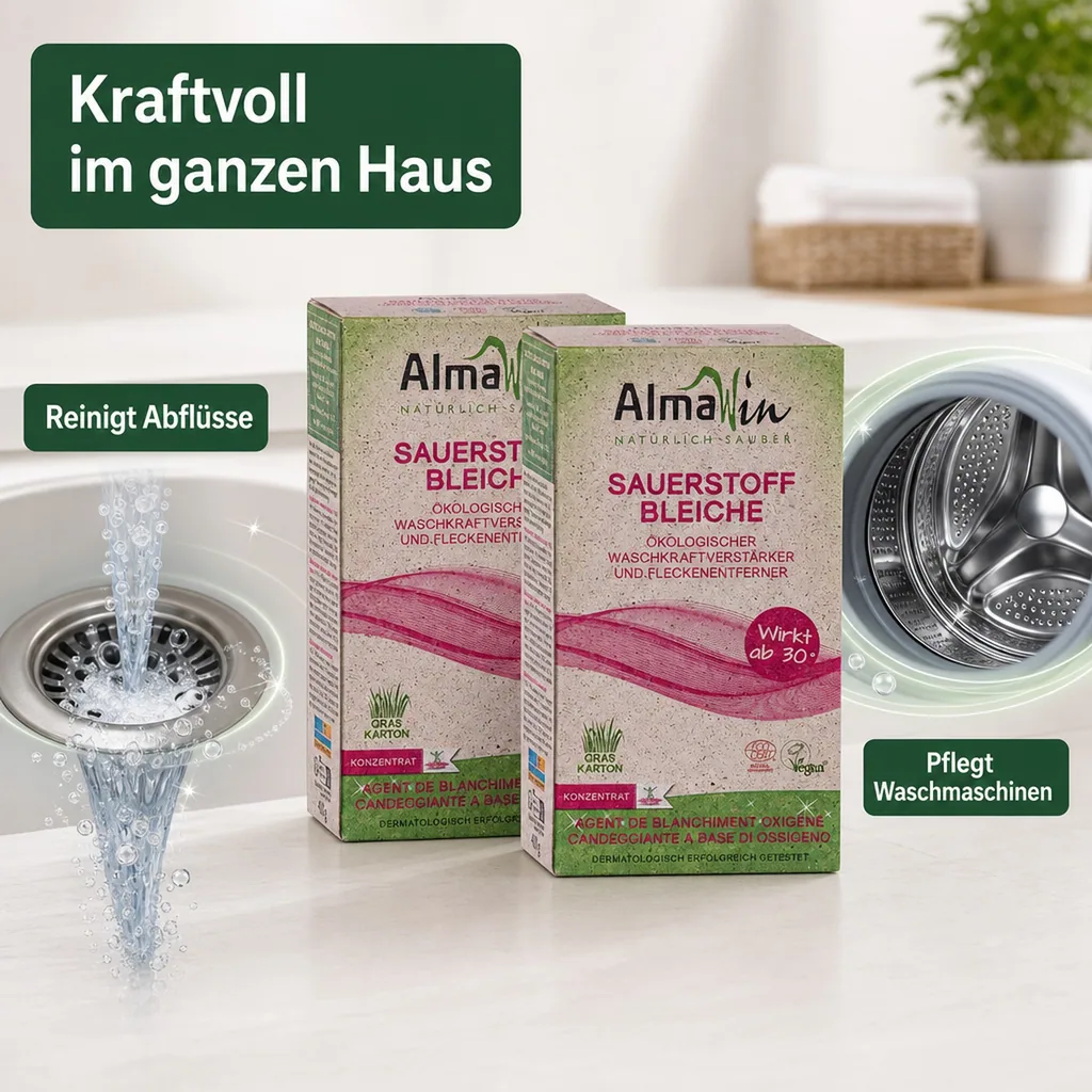 ALMAWIN Sauerstoffbleiche 2 x 400 g wirksam ab 30°C