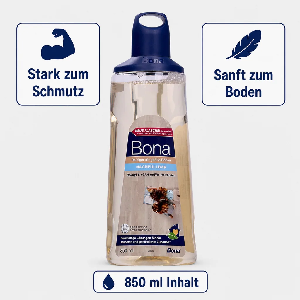 BONA Refiller 0,85 Liter für geölte Böden Premium Spray Mopp