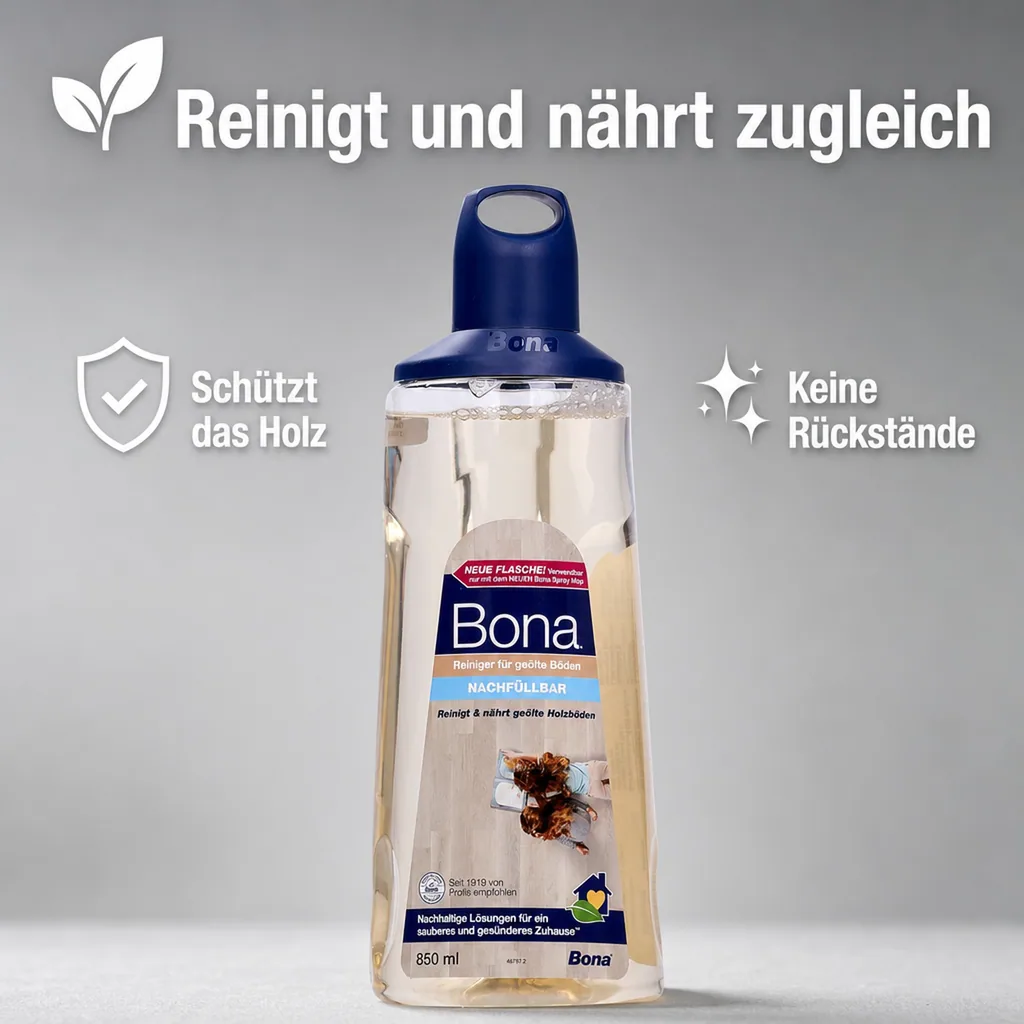 BONA Refiller 0,85 Liter für geölte Böden Premium Spray Mopp