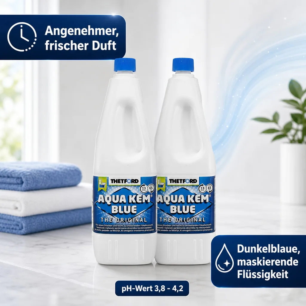 THETFORD Aqua Kem Blue 2 x 2 Liter Sanitärflüssigkeit im SET