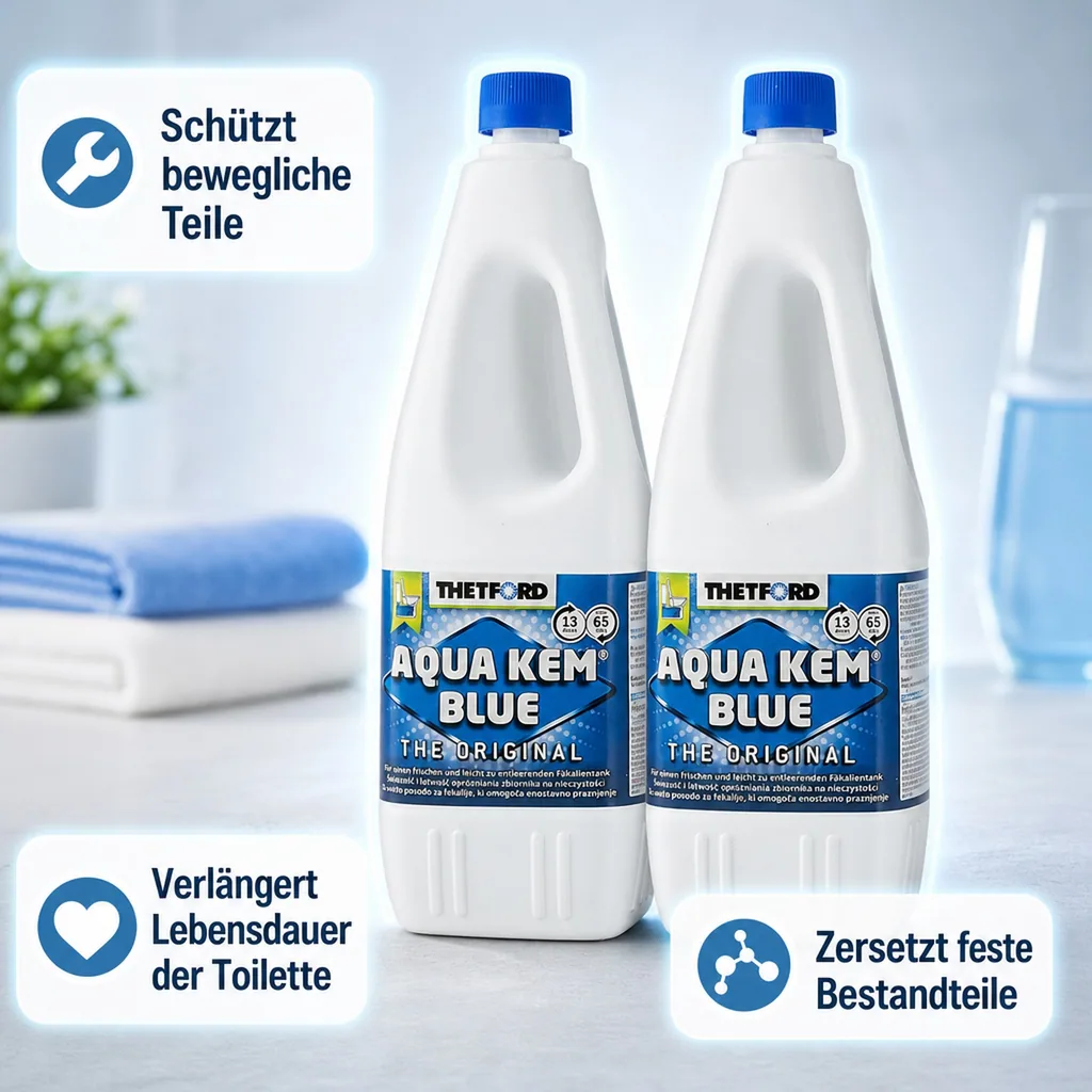 THETFORD Aqua Kem Blue 2 x 2 Liter Sanitärflüssigkeit im SET